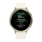 Спортивные часы Garmin Venu 4, 41 мм, силиконовый ремешок цвета кости