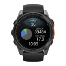 Умные спортивные часы Garmin fenix 8, 51 мм, AMOLED, сталь, силиконовый ремешок чёрного цвета - фото 8