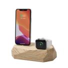 Деревянная док-станция Oakywood для iPhone и Apple Watch - фото 3
