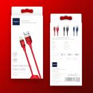 Кабель с нейлоновой оплёткой ROCK Auto Disconnect Data Cable Lightning/USB-A (1 м) - фото 6