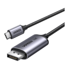 Кабель-адаптер с оплёткой Ugreen USB-C — DisplayPort 2.1 (1 м) (CM707)