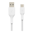 Кабель с оплёткой Belkin BoostCharge USB-A — USB-C (USB 2.0) (1 м) (CAB002) - фото 5