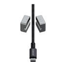 Магнитный кабель с оплёткой и утяжелителем Magssory Dice USB-C (USB 2.0) (2,4 м) - фото 5