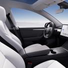 Электромобиль Tesla Model Y Long Range 2022 Чёрный | Black (Европа, белый салон, AWD, диски R20, 5 мест)и - фото 5