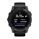 Спортивные часы Garmin epix Pro (Gen 2) Standard Edition, 47 мм, чёрный силиконовый ремешок