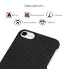 Чехол Pitaka Aramid MagCase Twill для iPhone 7/8 Black-Grey - фото 6
