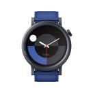 Умные часы CMF Watch Pro 2 by Nothing, изогнутый тёмно-серый безель, синий кожаный ремешок