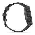 Умные спортивные часы Garmin fenix E, 47 мм, AMOLED, серая сталь, силиконовый ремешок чёрного цвета - фото 3