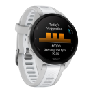 Спортивные часы Garmin Forerunner 165 Music, силиконовый ремешок цвета «туманный серый»/«Уайтстоун» - фото 6