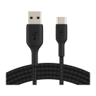 Кабель с оплёткой Belkin BoostCharge USB-A — USB-C (USB 2.0) (2 м) (CAB002) - фото 4