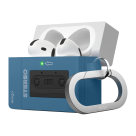 Силиконовый чехол с карабином elago Cassette Player Hang Case для AirPods 4 - фото 2