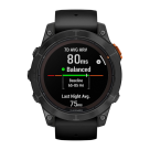 Спортивные часы Garmin fenix 7 Pro Solar Edition, 47 мм, чёрный силиконовый ремешок - фото 12