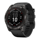 Спортивные часы Garmin fenix 7X Pro Sapphire Solar Edition, 51 мм, чёрный силиконовый ремешок - фото 4