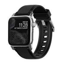 Силиконовый ремешок Nomad Rugged Strap для Apple Watch 42, 44 и 45 мм (Black)