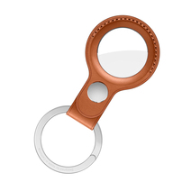 Кожаный брелок с кольцом для ключей Apple для AirTag