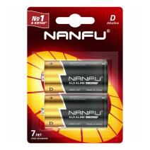 Щелочные батарейки NanFu D (комплект — 2 шт.)