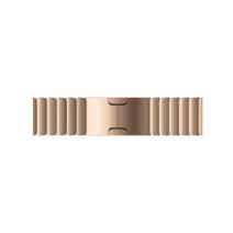 Стальной блочный браслет Apple Link Bracelet, золотой, для Apple Watch 38, 40, 41 и 42 мм