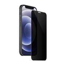 Защитное стекло с фильтром конфиденциальности Deppa PRIVACY для iPhone 12 mini (2.5D, 0,3 мм, 9H; полная проклейка, олеофобное покрытие)