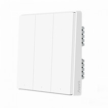 Умный настенный выключатель Aqara Smart Wall Switch D1 (трёхклавишный, без нулевой линии) (QBKG25LM, CN)
