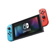 Игровая консоль Nintendo Switch (неоновый красный / неоновый синий) (с улучшенным временем автономной работы)