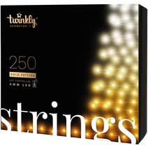 Умная гирлянда Twinkly Strings Gold Edition (20 м, 250 светодиодов)
