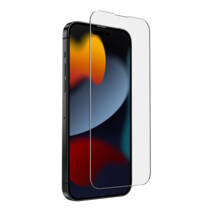 Защитное стекло с фильтром синего света и установочной рамкой Uniq Optix VisionCare для iPhone 13, 13 Pro и 14 (2.85D, 9H; олеофобное покрытие)