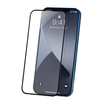 Защитное стекло с укреплённой рамкой Baseus для iPhone 12 mini (2.5D, 0,23 мм, 9H; олеофобное покрытие; комплект — 2 шт.)