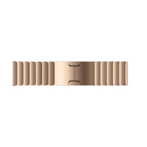 Стальной блочный браслет Apple Link Bracelet, золотой, для Apple Watch 44, 45, 46 мм, Ultra и Ultra 2