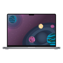 Apple MacBook Pro 16 MK183 Space Gray (M1 Pro 10-Core, GPU 16-Core, 16GB, 512GB)
