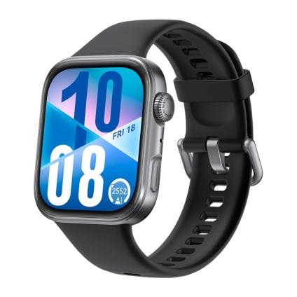 Умные часы HUAWEI WATCH FIT 4 Black, ремешок из фторэластомера (версия Global)