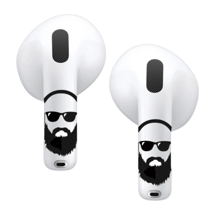 Виниловые наклейки VLP Easy Art «Бородач» для AirPods 4