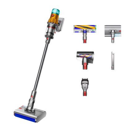 Беспроводной вертикальный пылесос Dyson V12S Detect Slim Submarine (Yellow/Nickel) (2025)