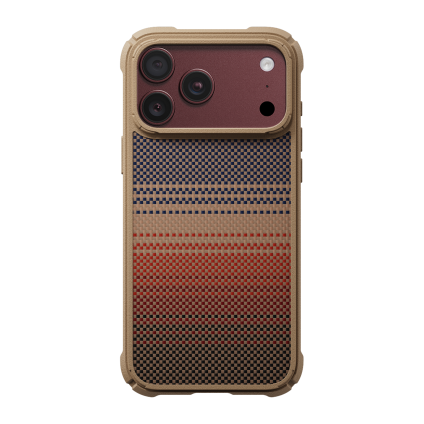 Арамидный чехол MagSafe PITAKA Sunset Cairn Case для iPhone 17 Pro Max и 18 Pro Max