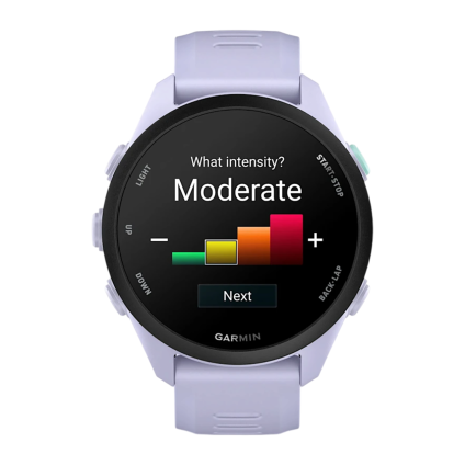 Спортивные часы Garmin Forerunner 70, силиконовый ремешок цвета «холодная лаванда»