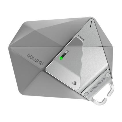 Термополиуретановый чехол с ремешком и защёлкой Aulumu A39 Geometric Case для AirPods Pro 3