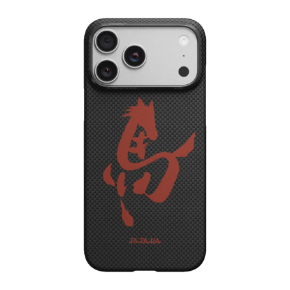 Арамидный чехол MagSafe PITAKA Ink Horse Painting PitaTap Edge Case для iPhone 17 Pro
