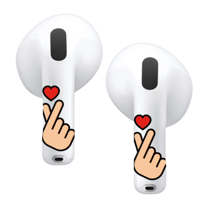Виниловые наклейки VLP Easy Art «Сердечко» для AirPods 4