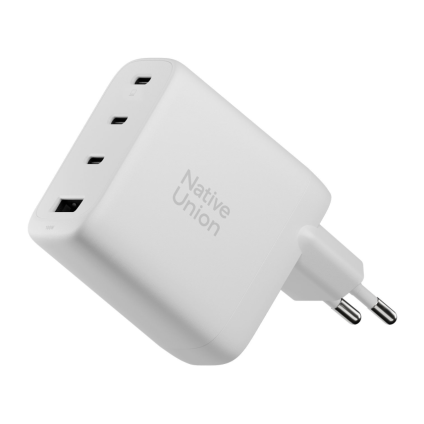 Сетевое зарядное устройство Native Union мощностью 100 Вт (3 USB-C, USB-A) (GaN)