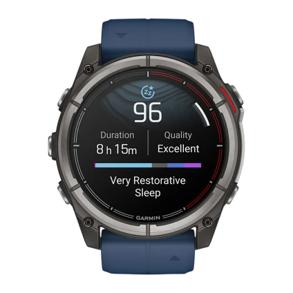 Спортивные часы Garmin quatix 8, AMOLED, 51 мм, силиконовый ремешок