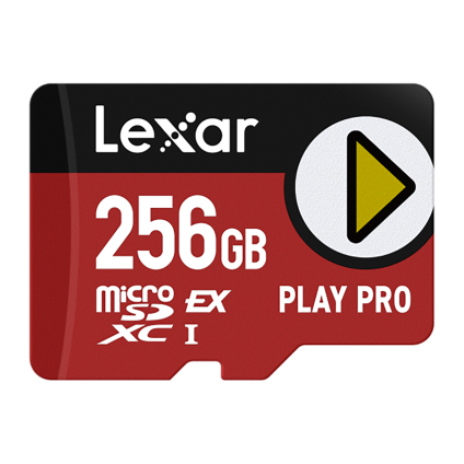 Карта памяти Lexar PLAY PRO microSDXC Express 256 ГБ (U3, V30)