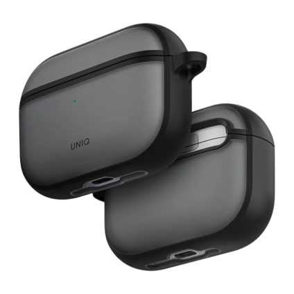 Прозрачный чехол с карабином Uniq Veren для AirPods Pro 3