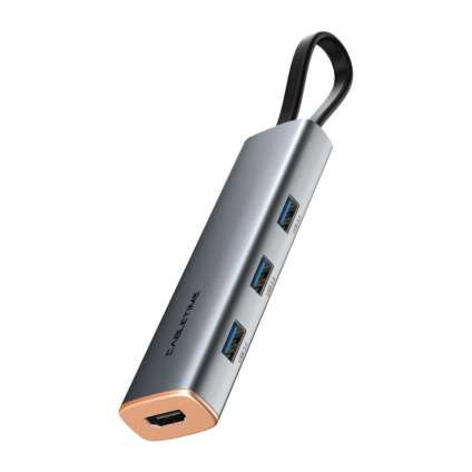 USB-Хаб CABLETIME (USB-C) (CT-HUBP5-A)