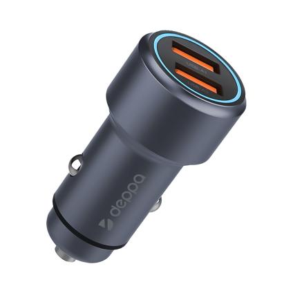 Автомобильное зарядное устройство Deppa Car Charger мощностью 36 Вт (2 USB-A)