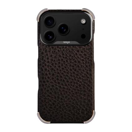 Кожаный чехол MagSafe Vaja Buckler Grip Floater V-Mag для iPhone 17 Pro