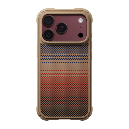 Арамидный чехол MagSafe PITAKA Sunset Cairn Case для iPhone 17 Pro и 18 Pro