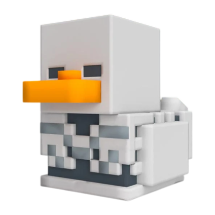 Коллекционная фигурка-утка «Скелет» TUBBZ Mini Minecraft