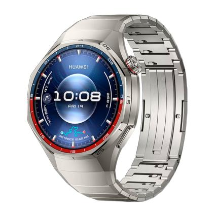 Умные часы HUAWEI WATCH GT 6 Pro, Titanium, титановый блочный браслет (версия Global)