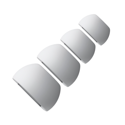 Силиконовые амбушюры Apple для AirPods Pro 3 (размеры XXS, XS, S и L) (4 пары) (OEM)