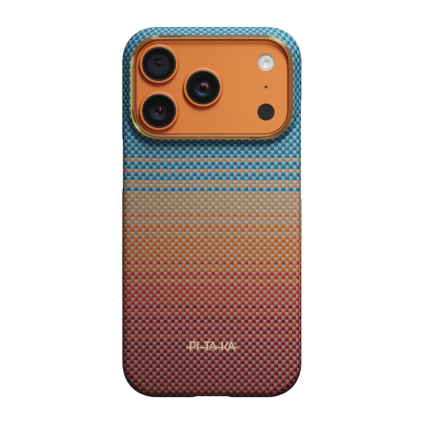 Арамидный чехол MagSafe PITAKA Sunset2.0 PitaTap Edge Case для iPhone 17 Pro