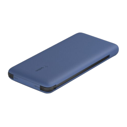 Внешний аккумулятор со встроенными кабелями Belkin BoostCharge Plus 10K (10000 мА·ч) (BPB006)